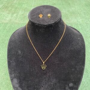 Gold neck set